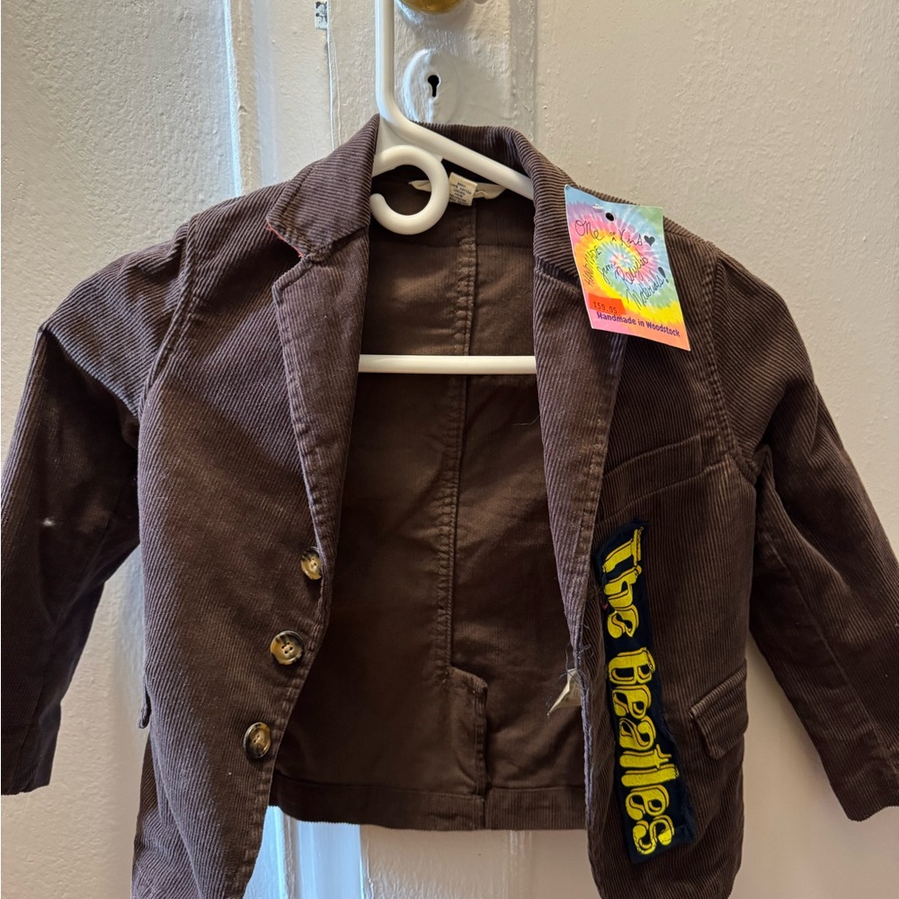 The Beatles NWT Brown Corduroy Kids Jacket